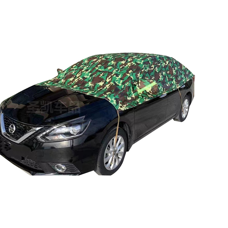 Mezza copertura per auto in tessuto oxford 210D verde erba