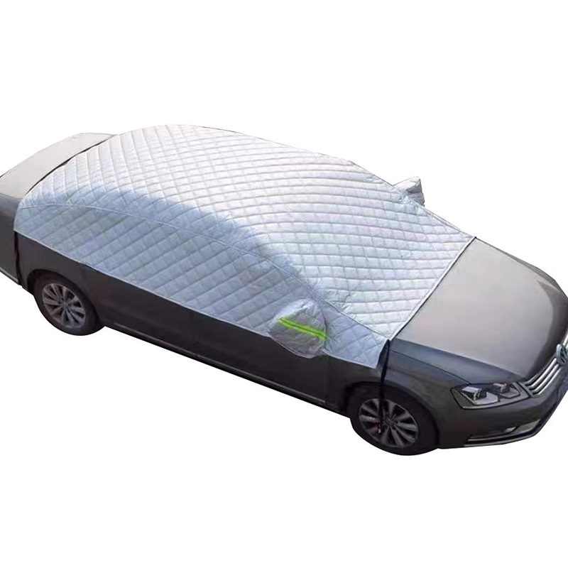 Mezza copertura per auto in pellicola di alluminio impermeabile adatta per auto