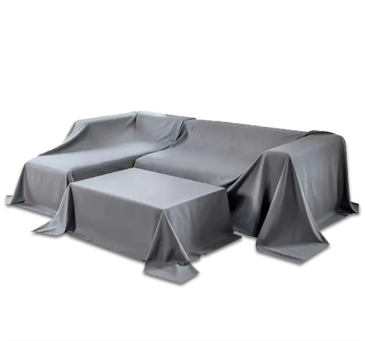 DARK GRAY POLYESTER PE FURNITURE COVER